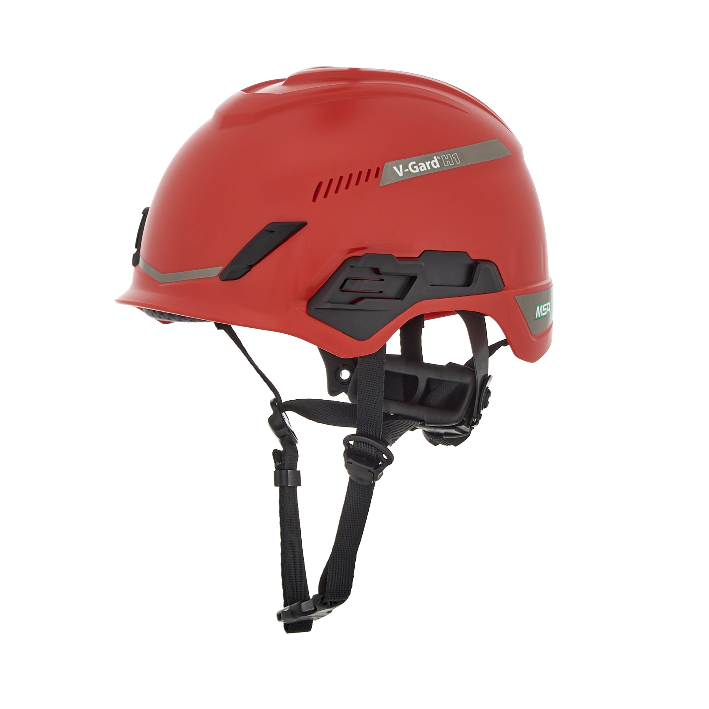 V-Gard® H1 Safety Helmet, Trivent, Red, Fas-Trac® III Pivot, ANSI, EN12492